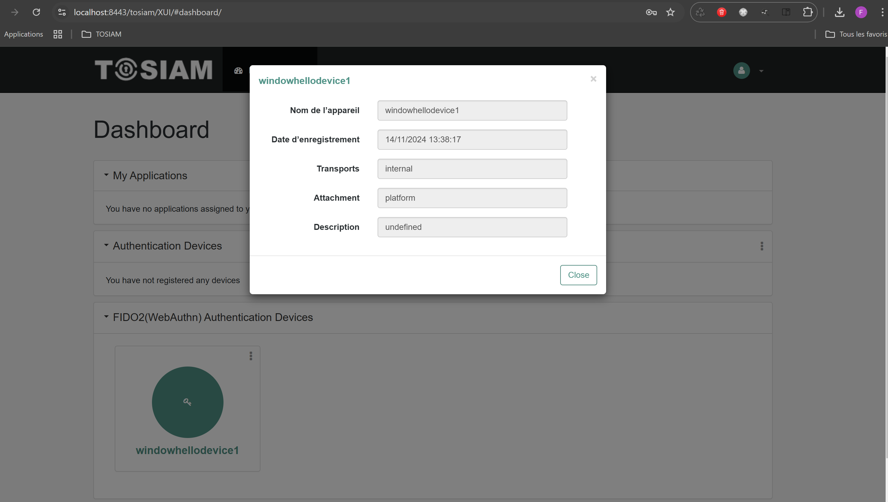 Gestion device