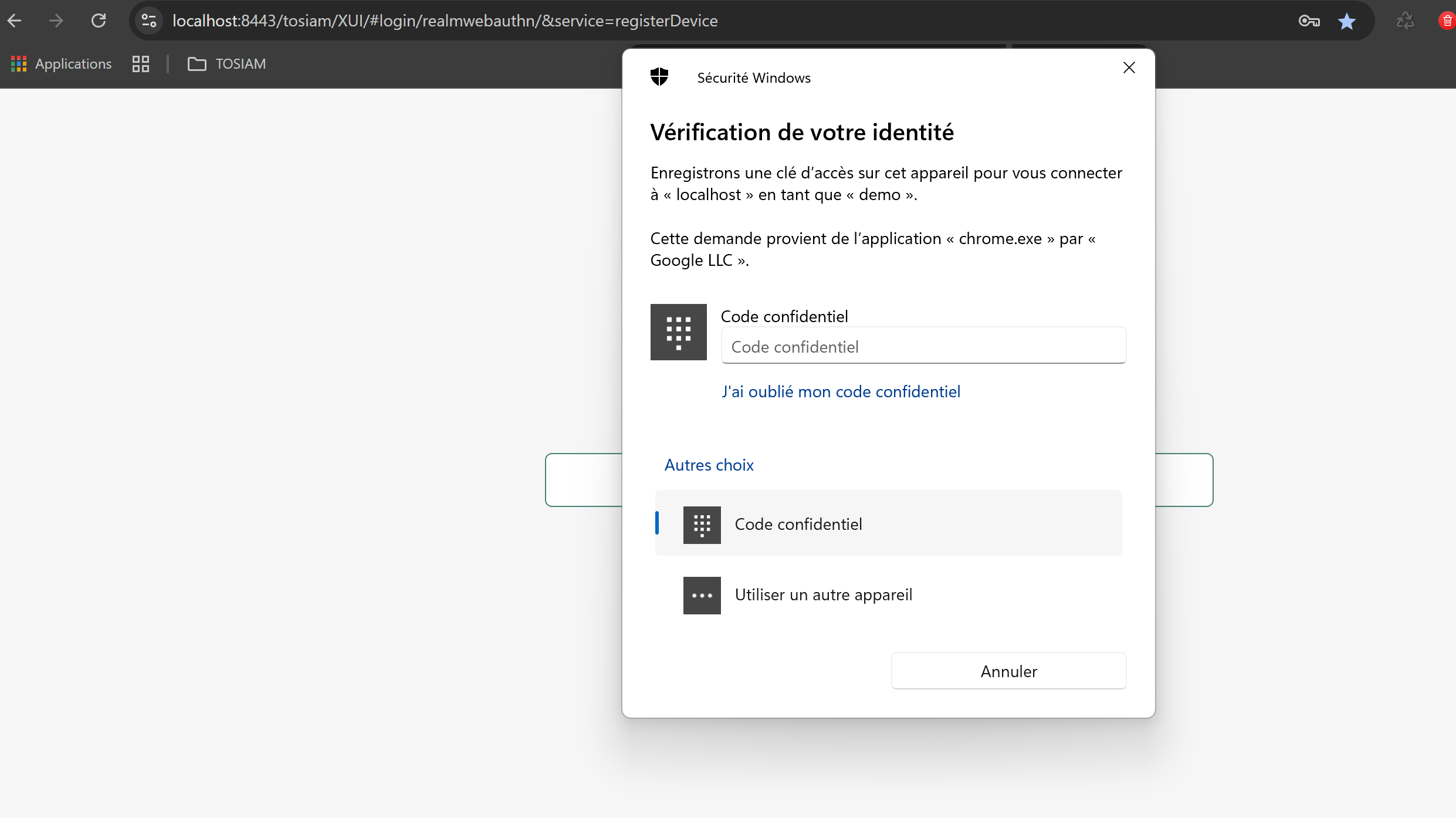 register device