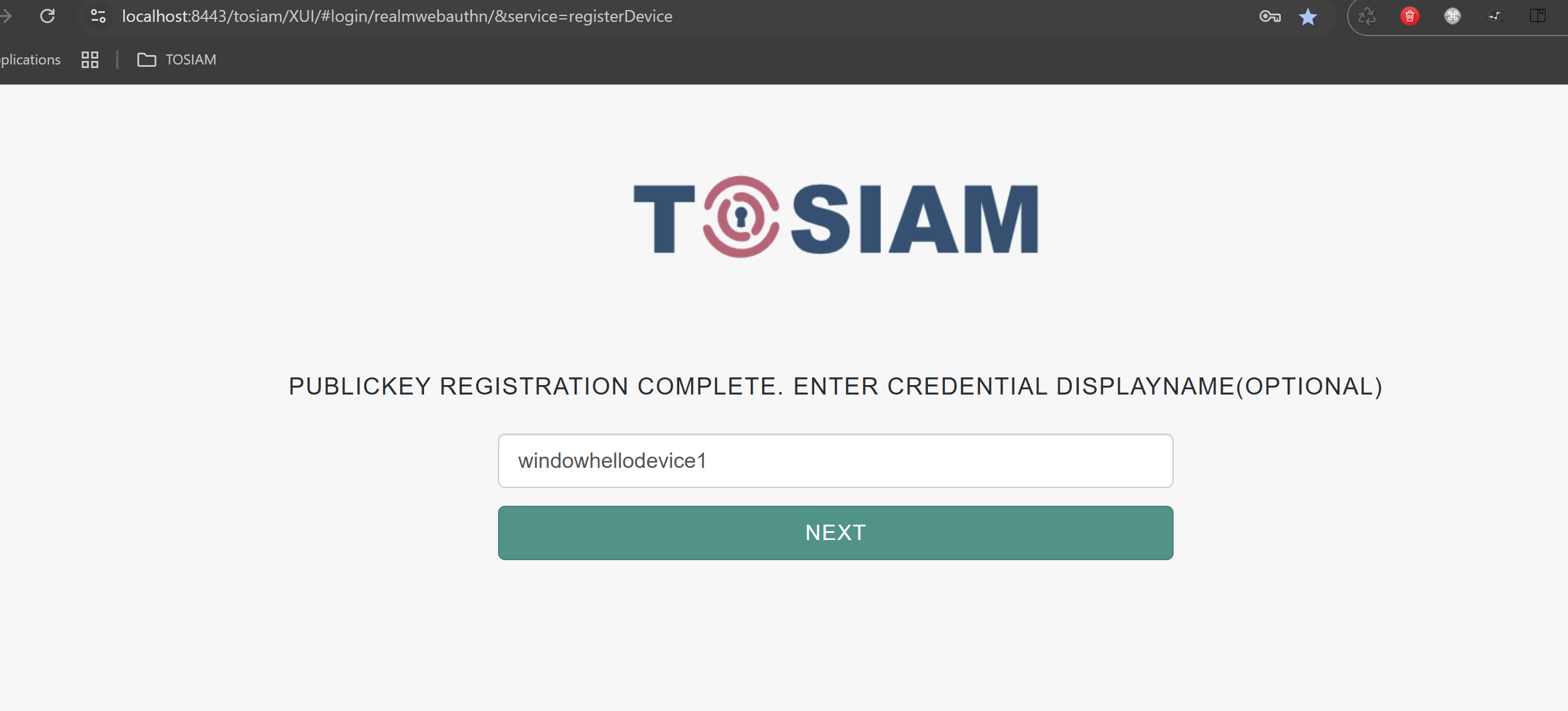register device