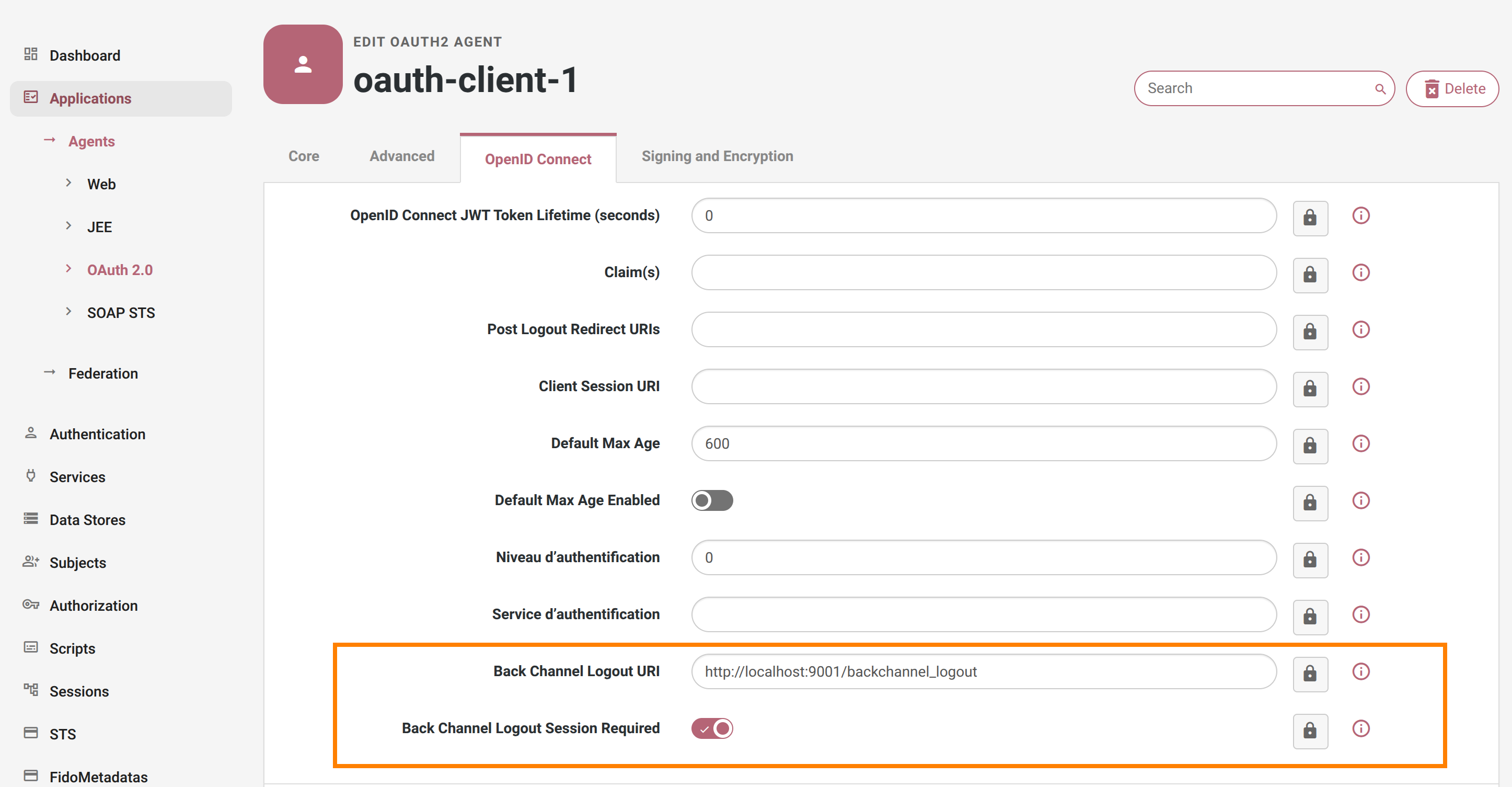 client profile